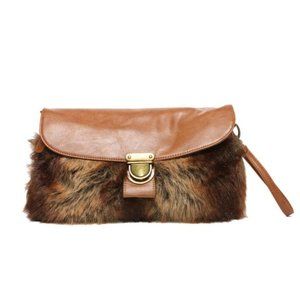 ALDO Clutch or Crossbody Bag Faux Fur